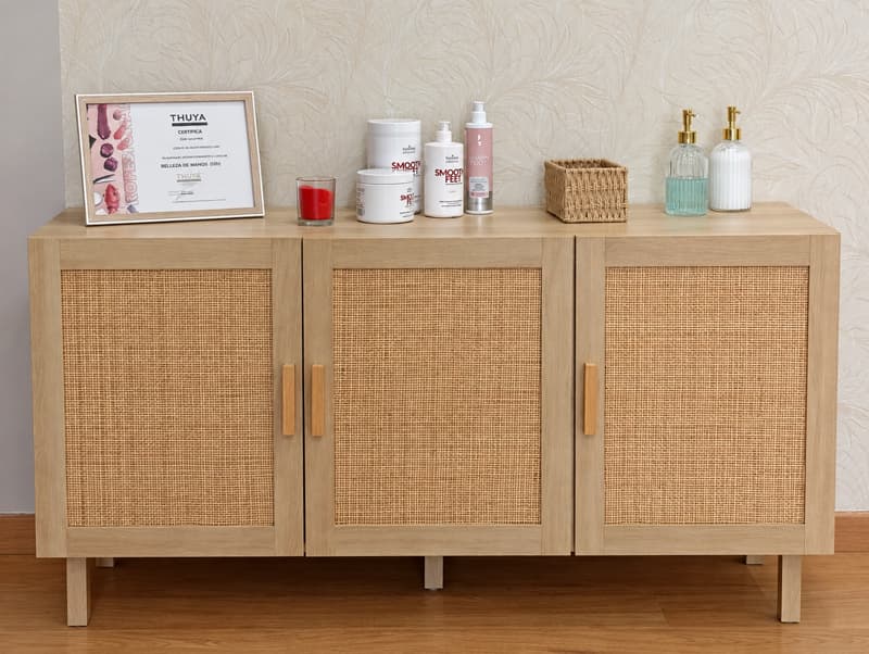 Recepción del salón de belleza Touché en Maceda